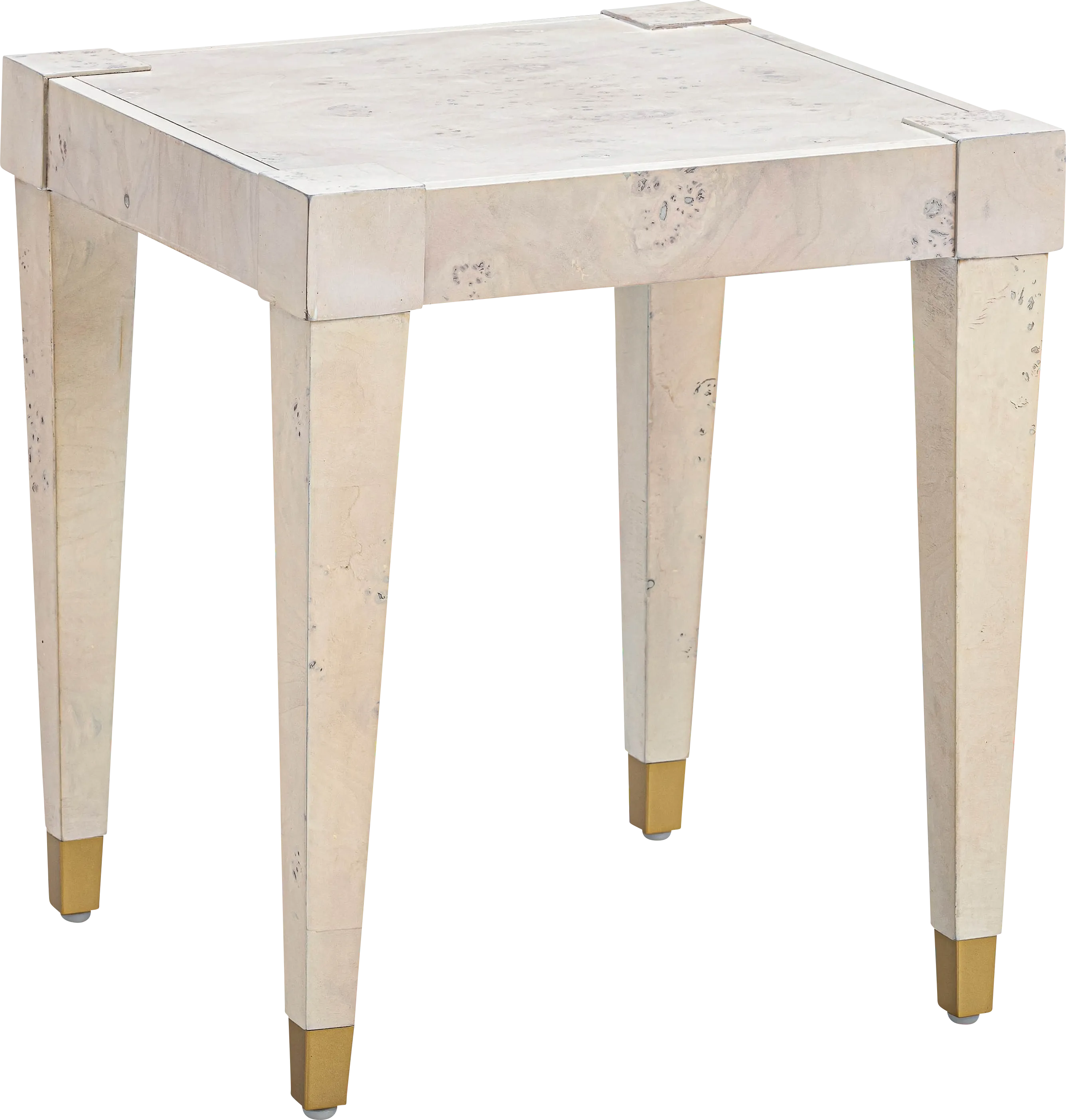 Ailshie II White End Table
