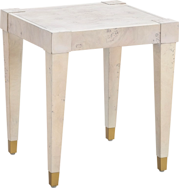 Ailshie II White End Table