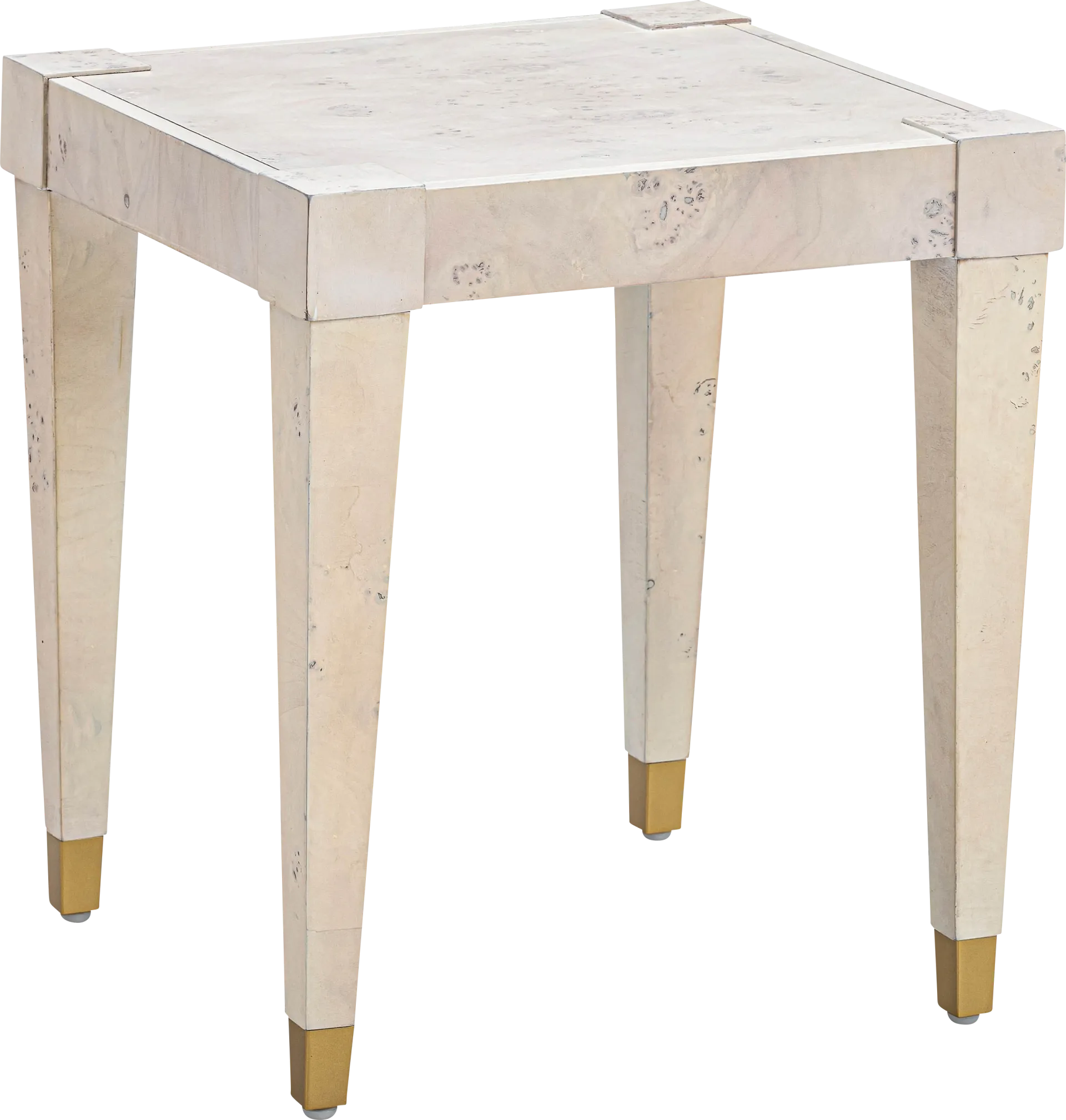 Ailshie II White End Table - Image 1