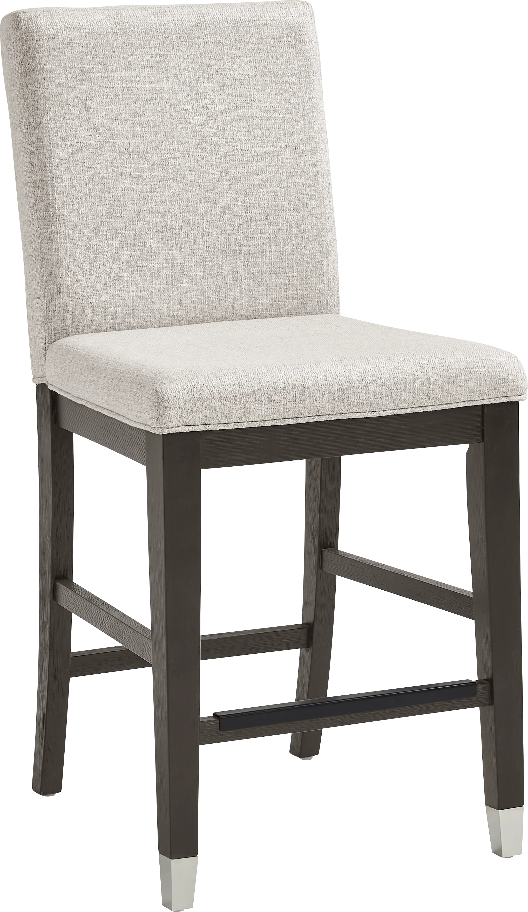 Rosalie Gray 4 Pc Counter Height Dining Room with Gray Stools and Bench - Thumbnail - Image 6