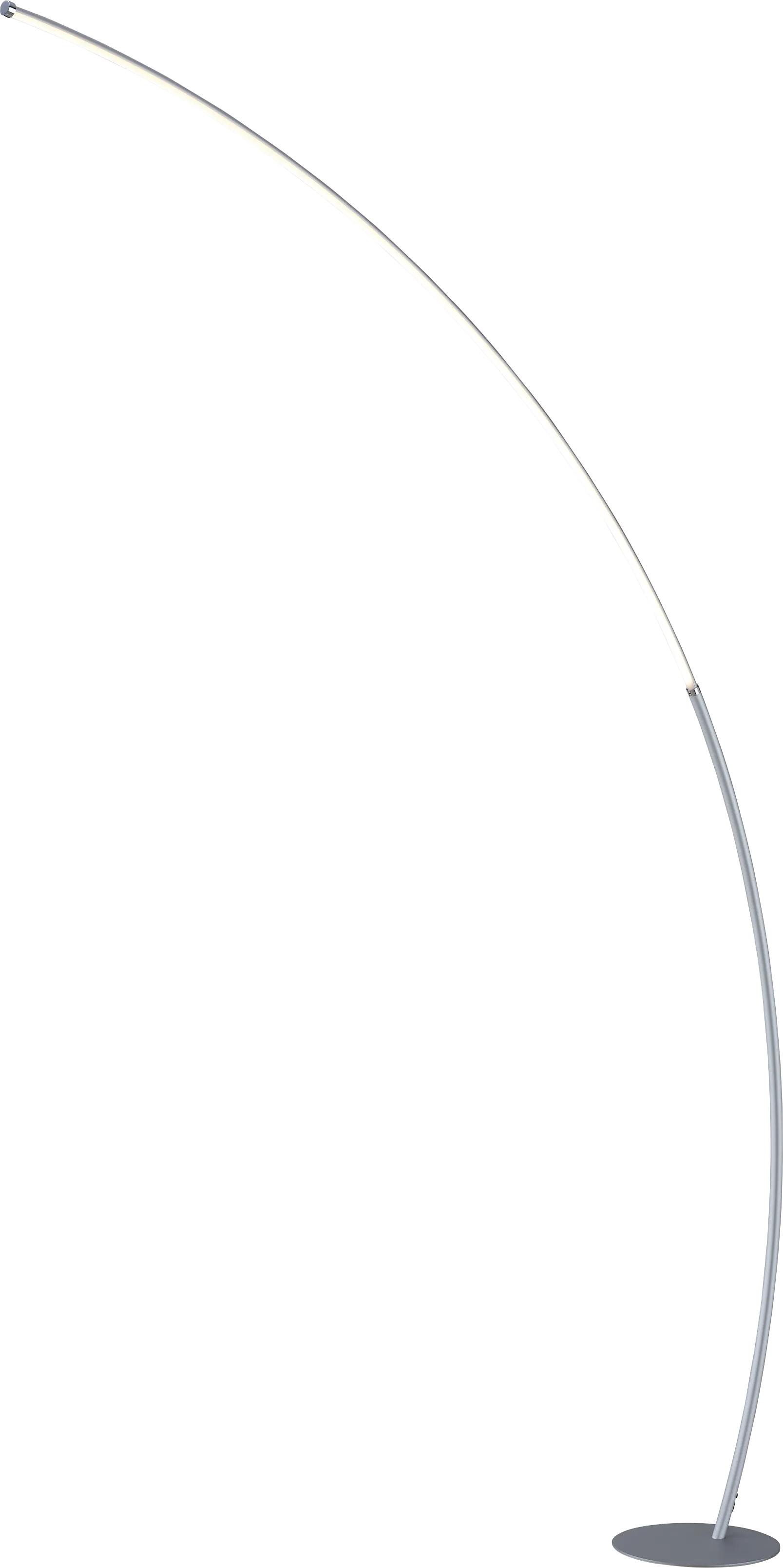 Crescentt Silver Floor Lamp - Thumbnail - Image 1