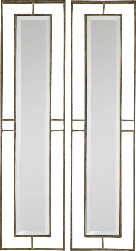 Rapalo Gold Mirror, Set of 2