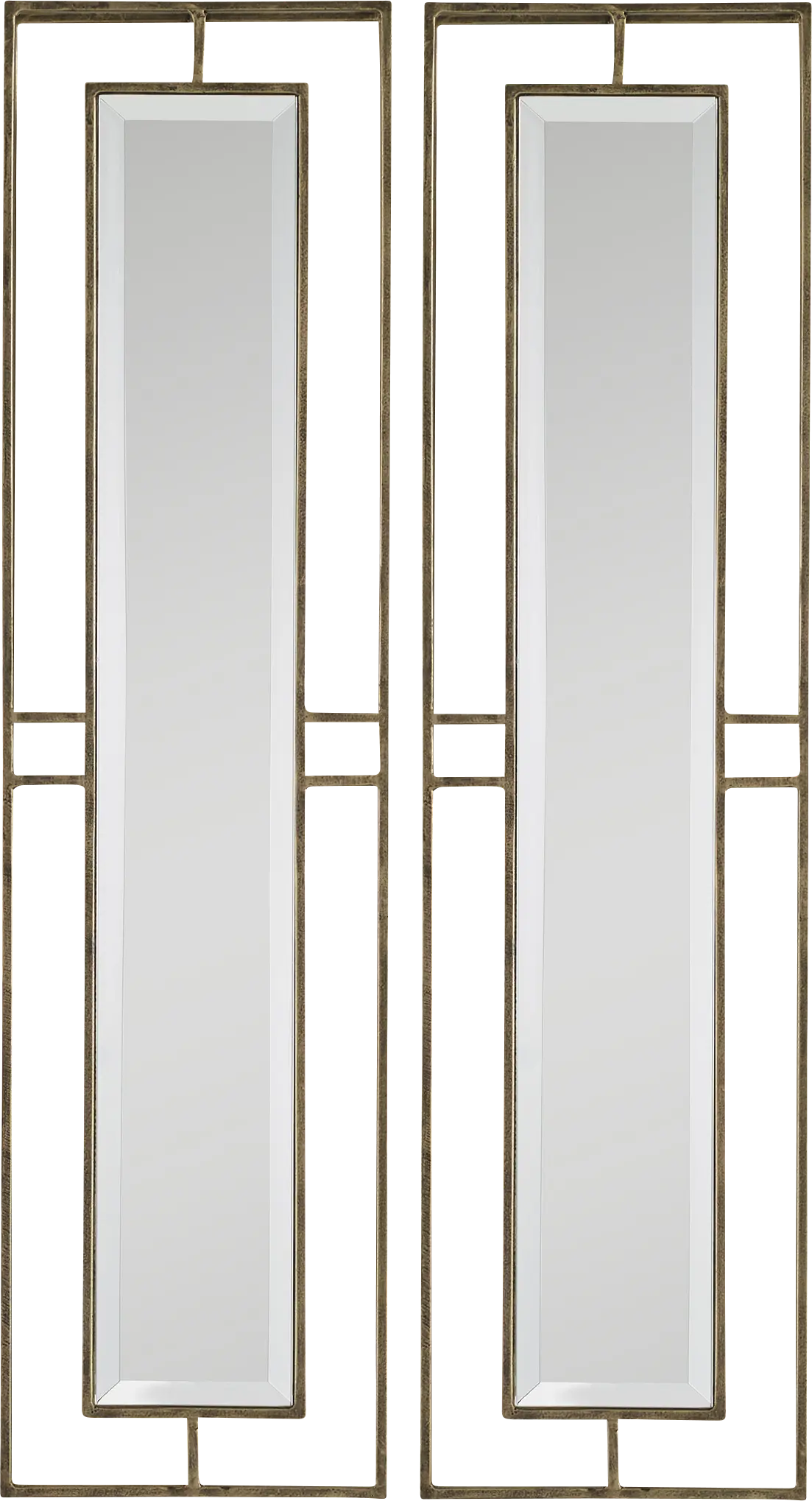 Rapalo Gold Mirror, Set of 2