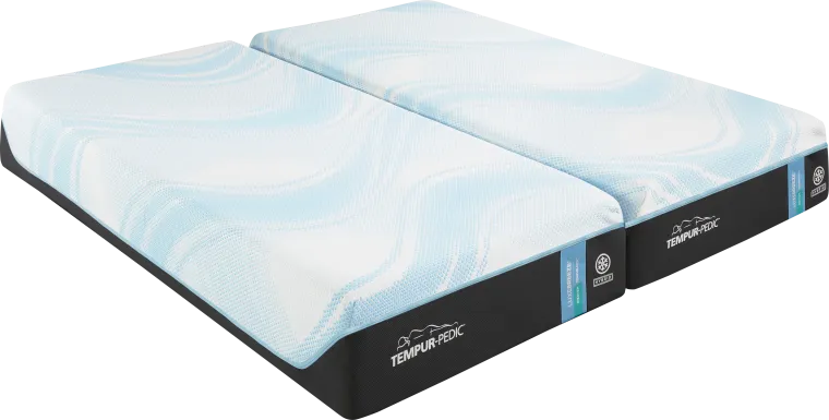 Tempur-Pedic LuxeBreeze Medium Hybrid Split California King Mattress Pair