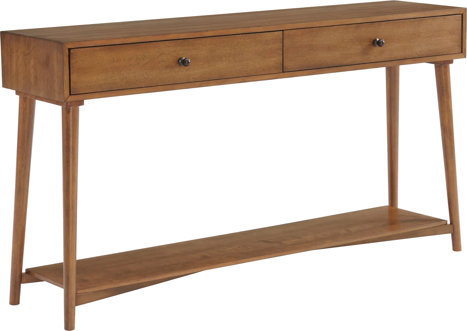 Arniel Brown Sofa Table - Image 1