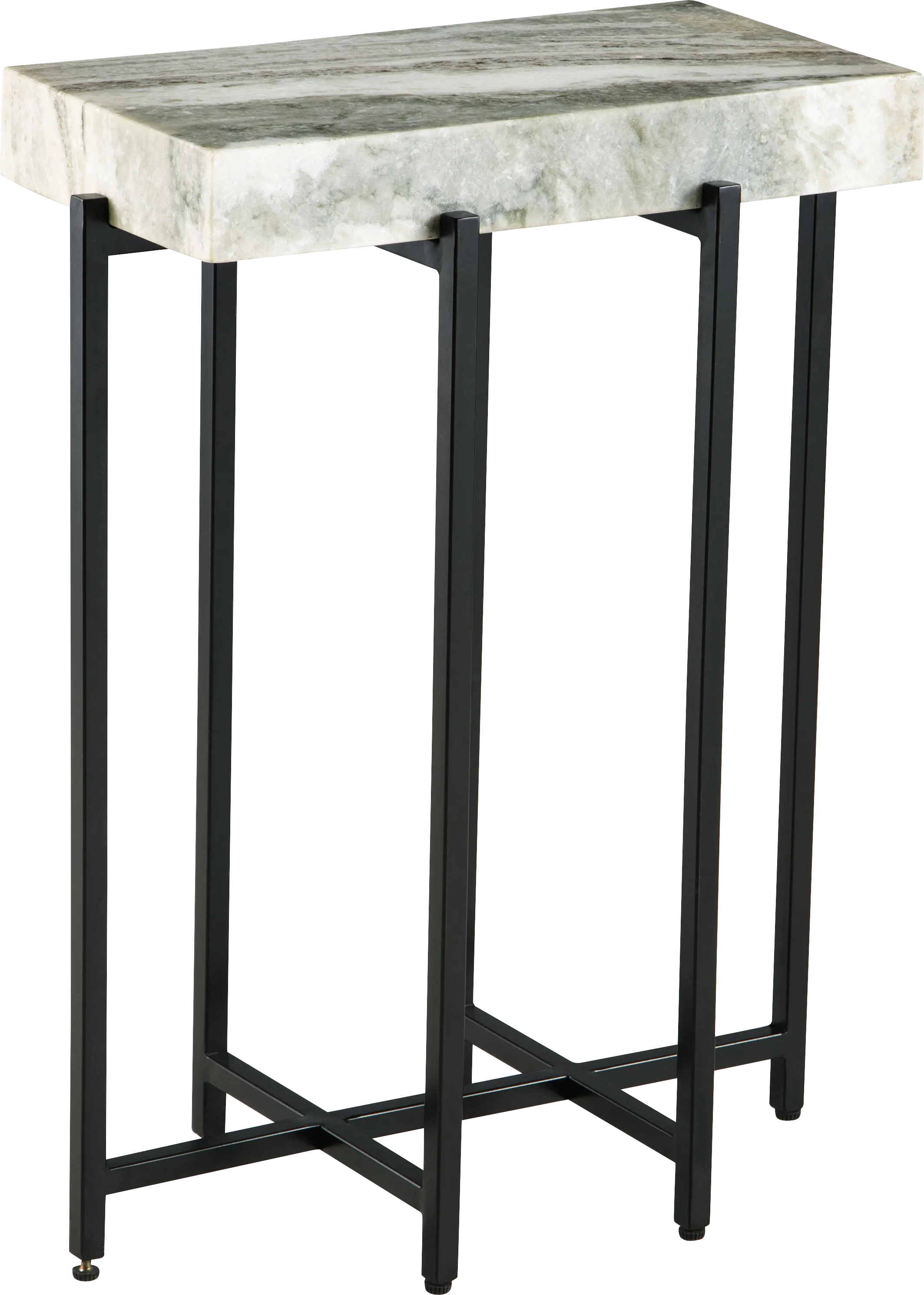 Bevan White Accent Table - Thumbnail - Image 1