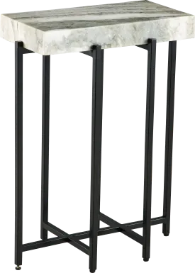 Bevan White Accent Table