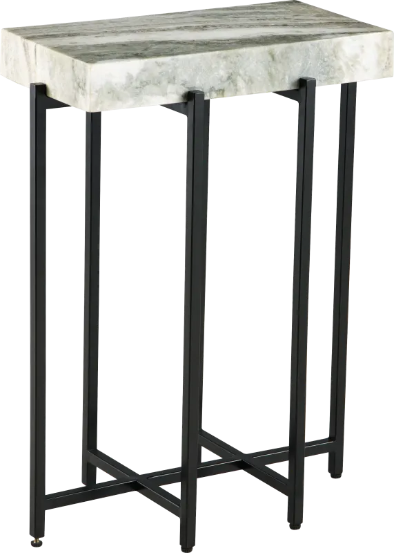 Bevan White Accent Table