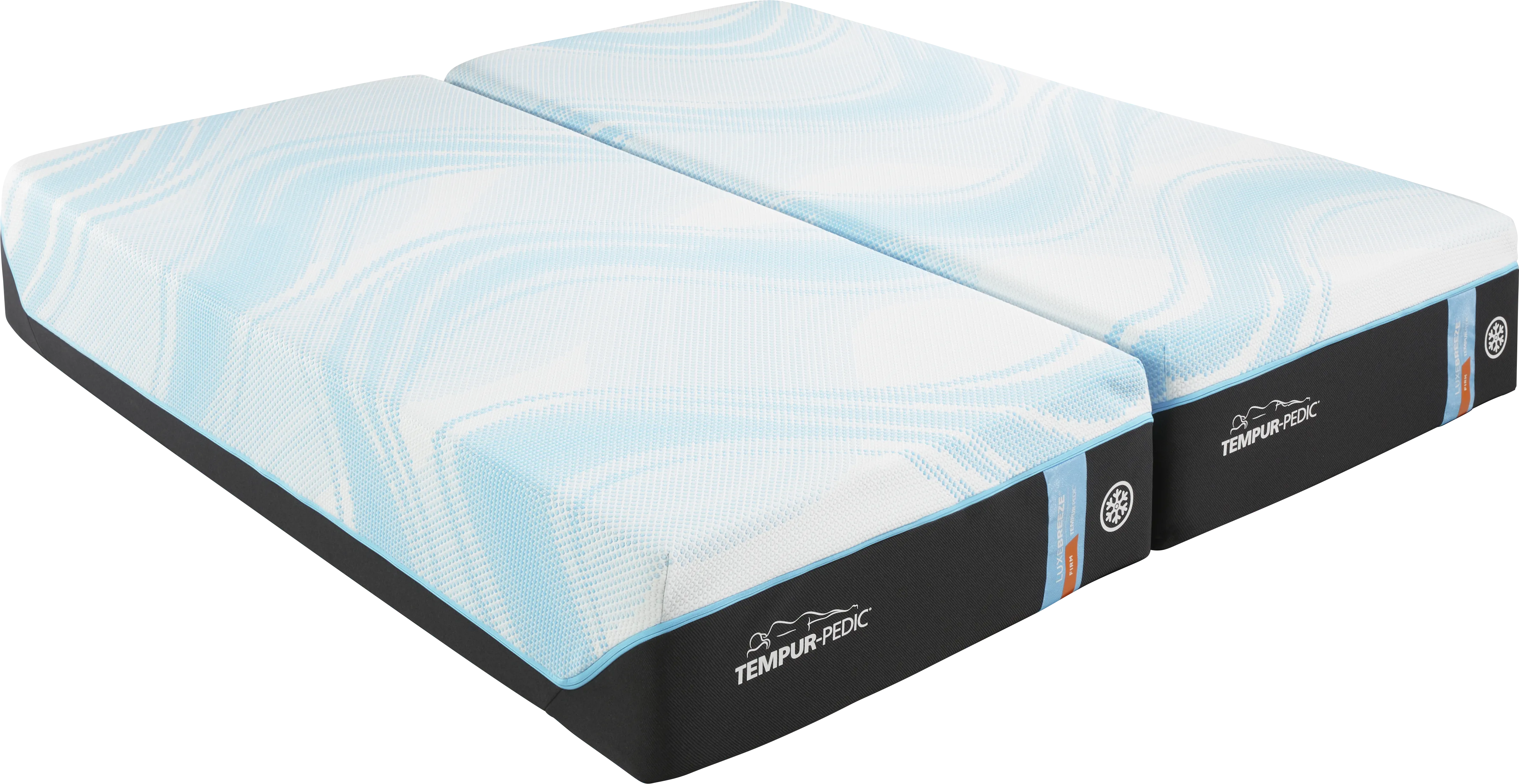 Tempur-Pedic LuxeBreeze Firm Split California King Mattress Pair - Thumbnail - Image 1