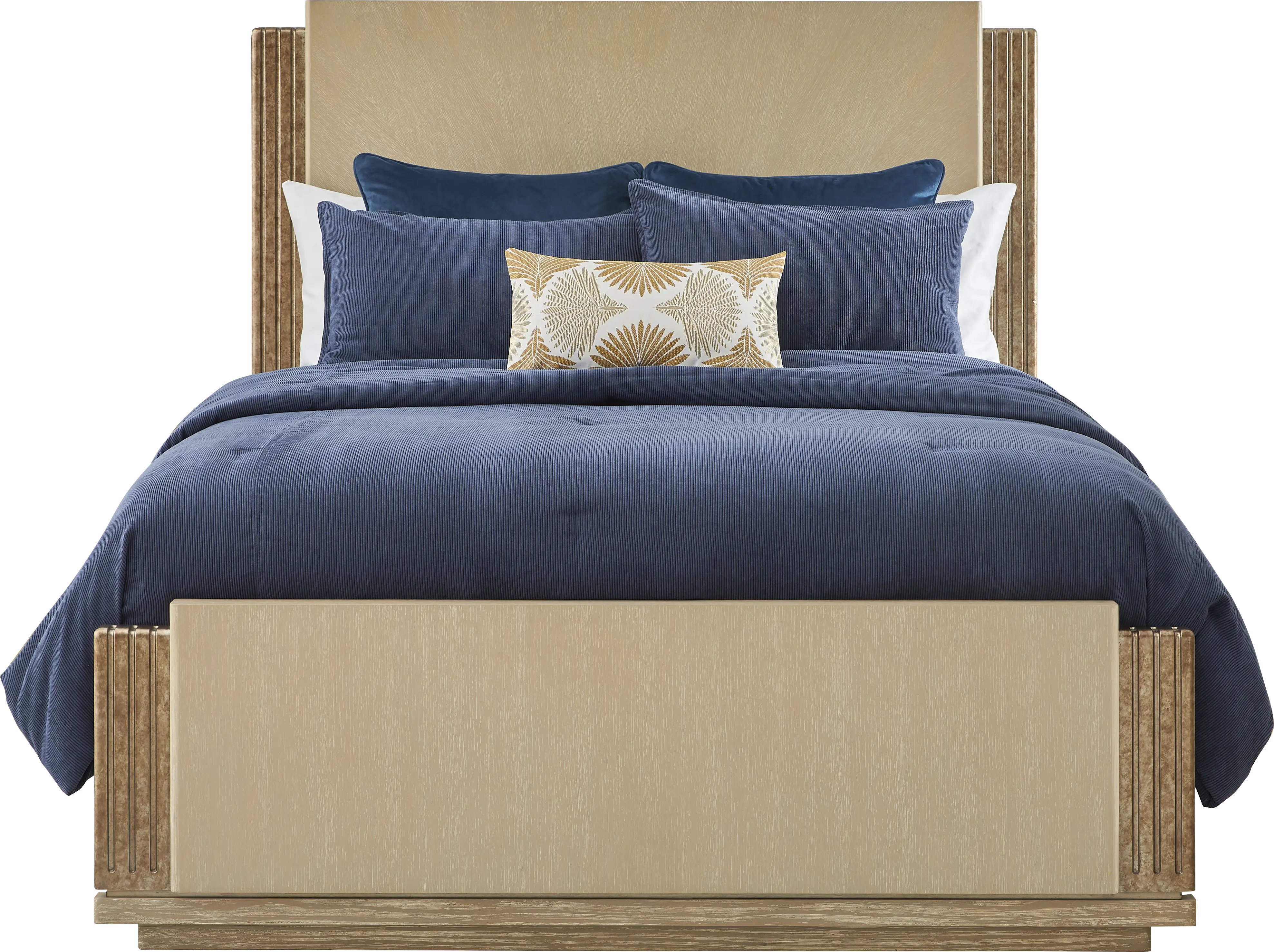 Issabela Caramel 3 Pc King Bed - Thumbnail - Image 1
