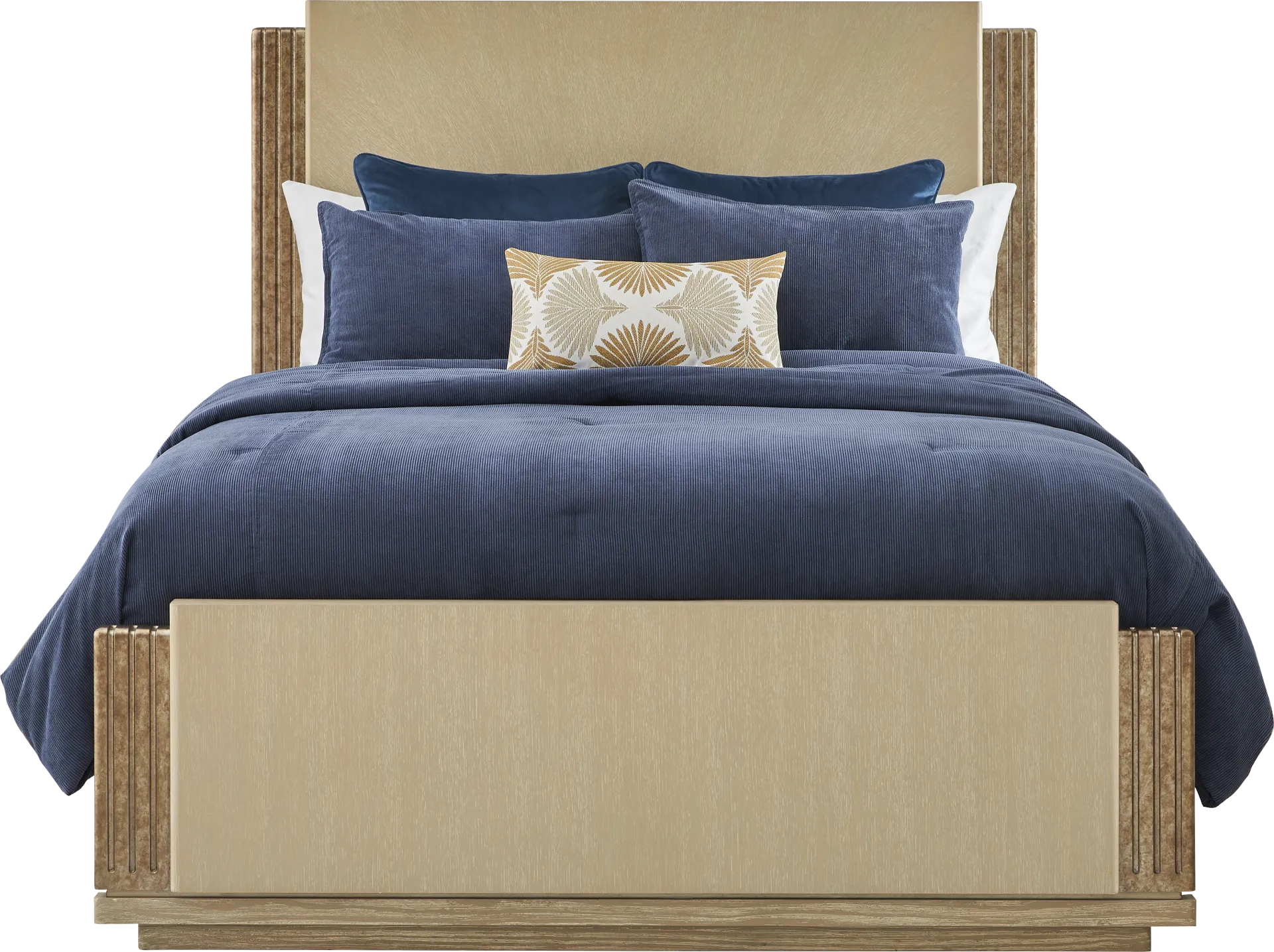 Issabela Caramel 3 Pc King Bed - Image 1