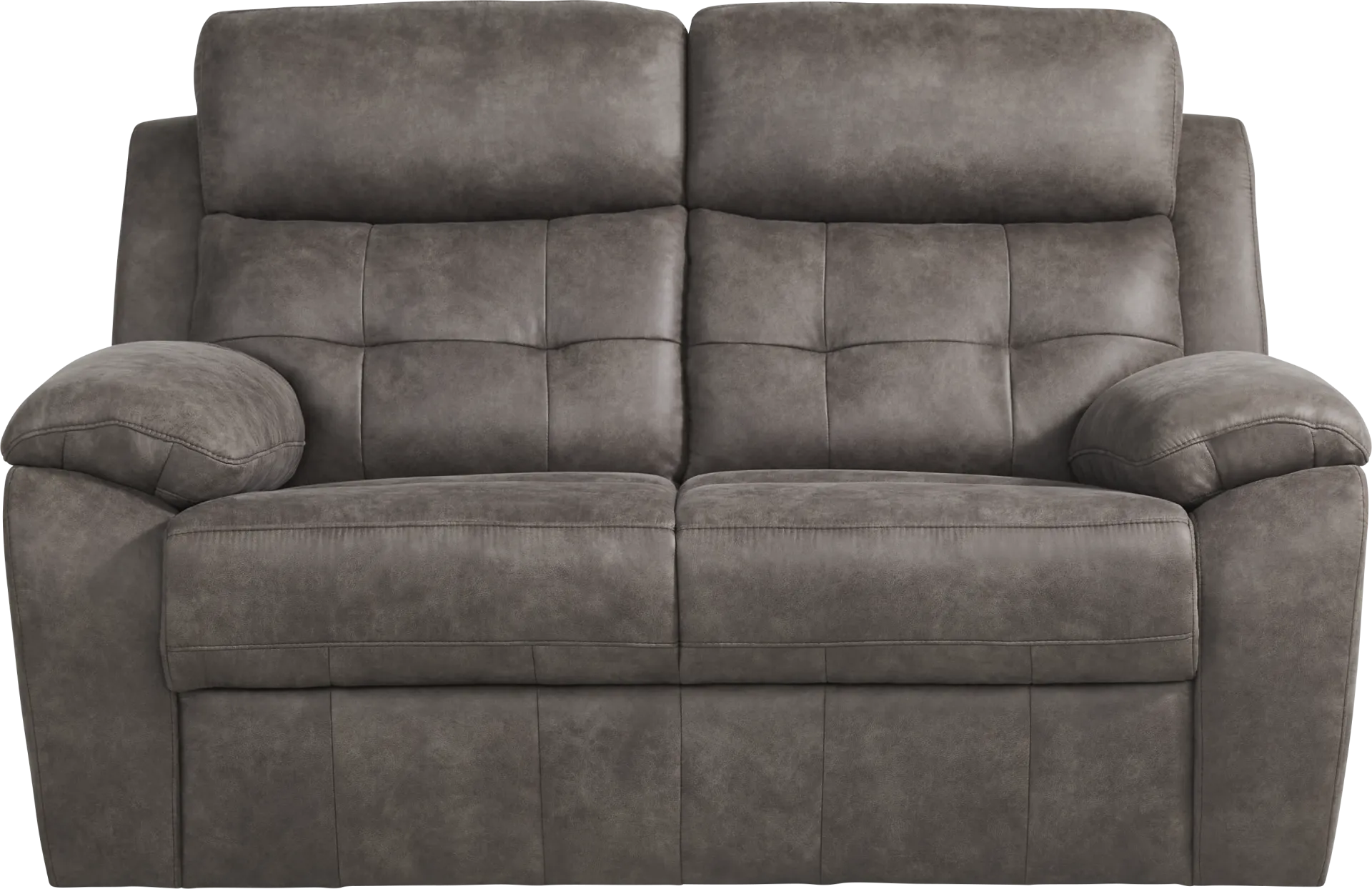Hanton Heights Slate 5 Pc Living Room with Reclining Sofa - Image 4