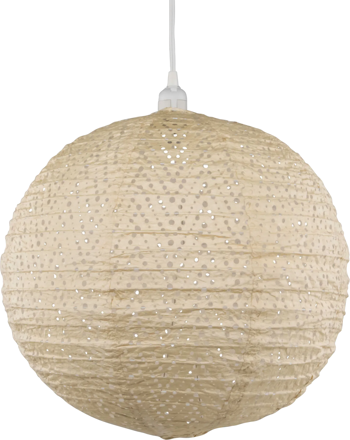 Lomen Summit Outdoor Cream Lantern - Thumbnail - Image 1