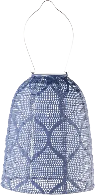 Grello Peak Outdoor Blue Solar Lantern