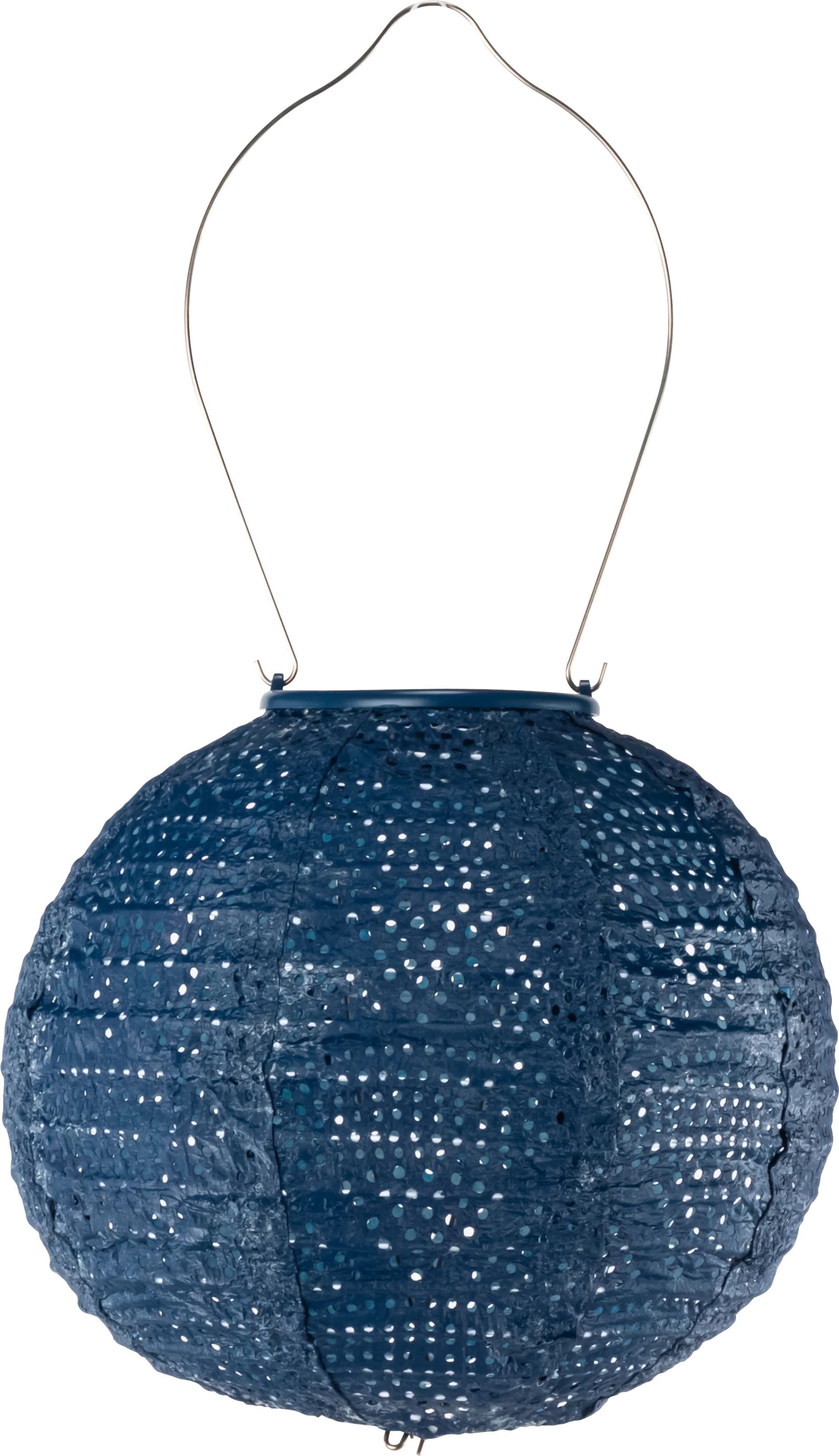 Fiyga Edge Outdoor Blue Solar Lantern - Image 1