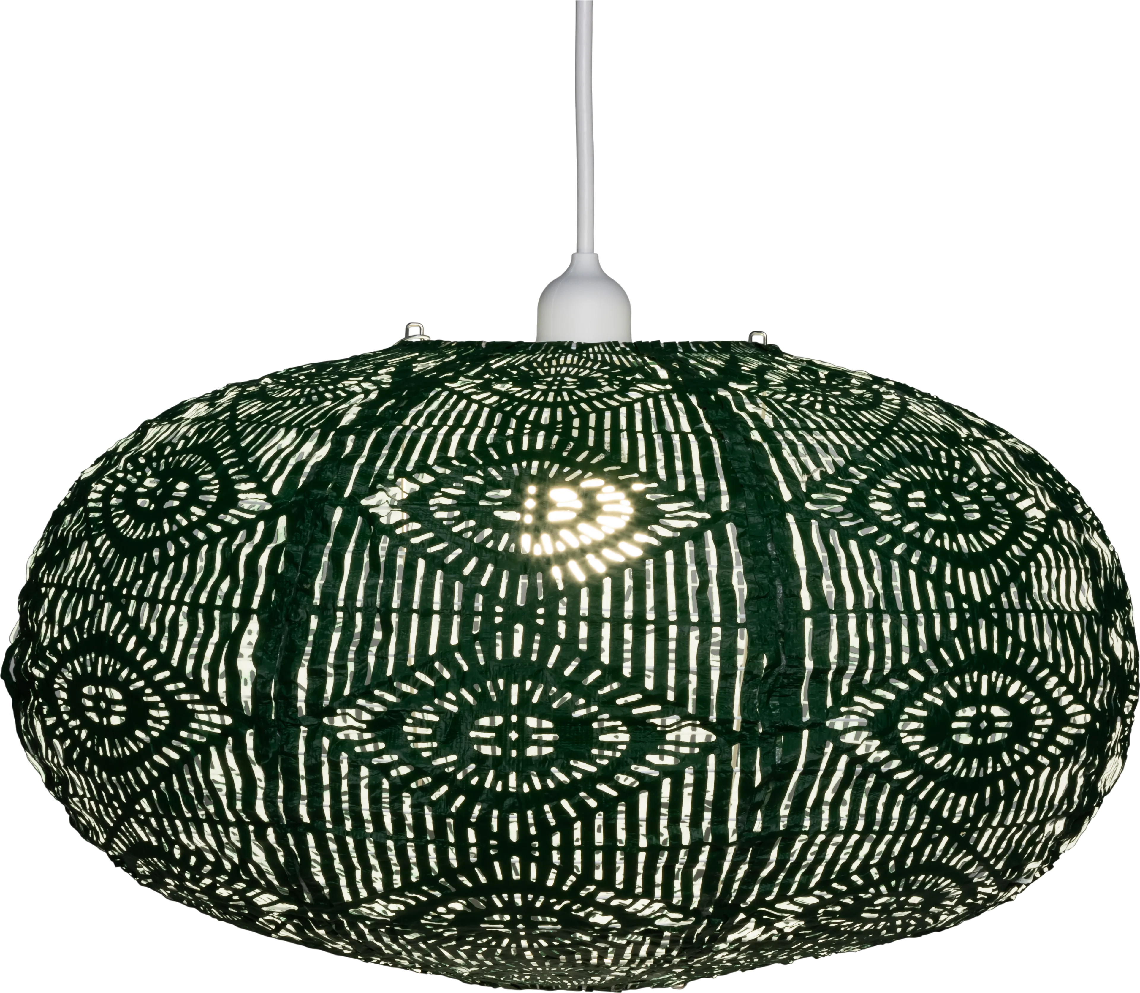 Orien Cave Outdoor Green Solar Lantern - Thumbnail - Image 1