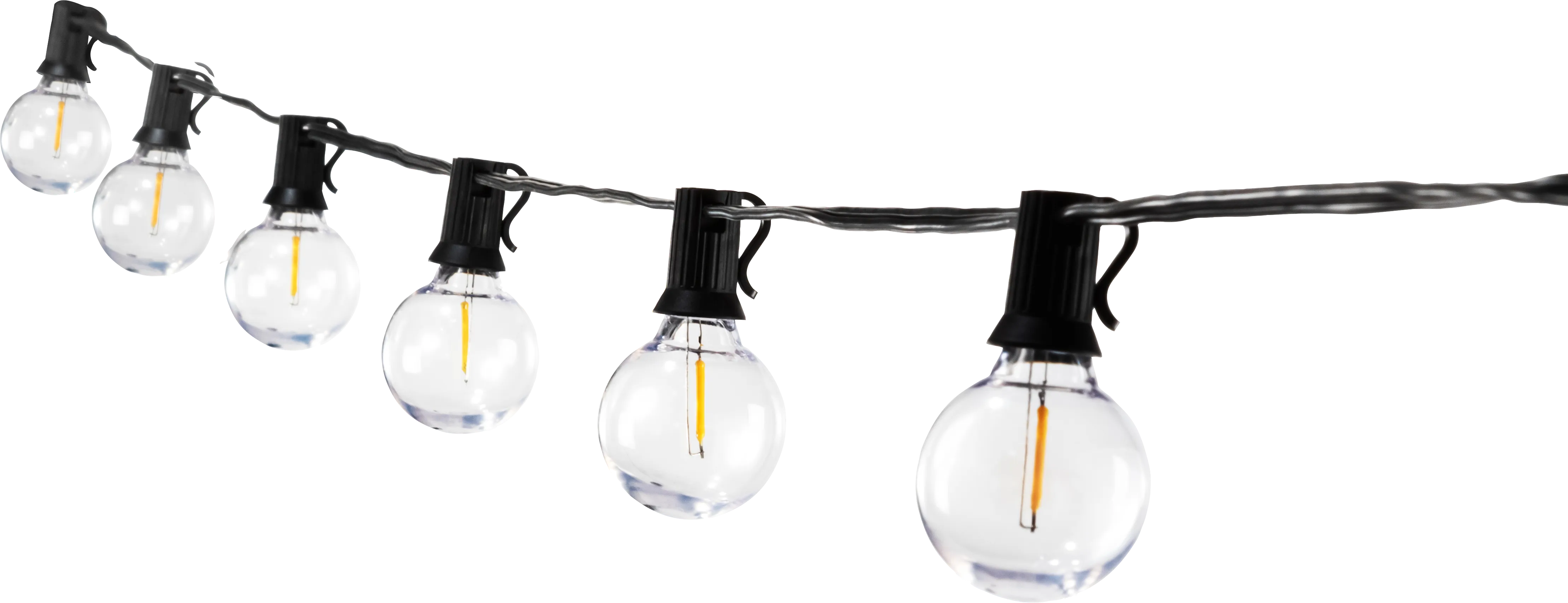 Quis Loop Outdoor Black String Lights