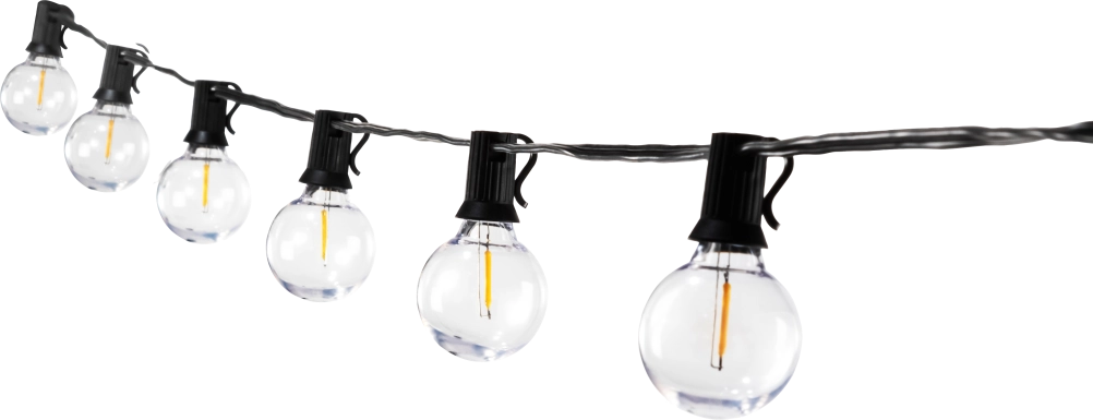 Quis Loop Outdoor Black String Lights