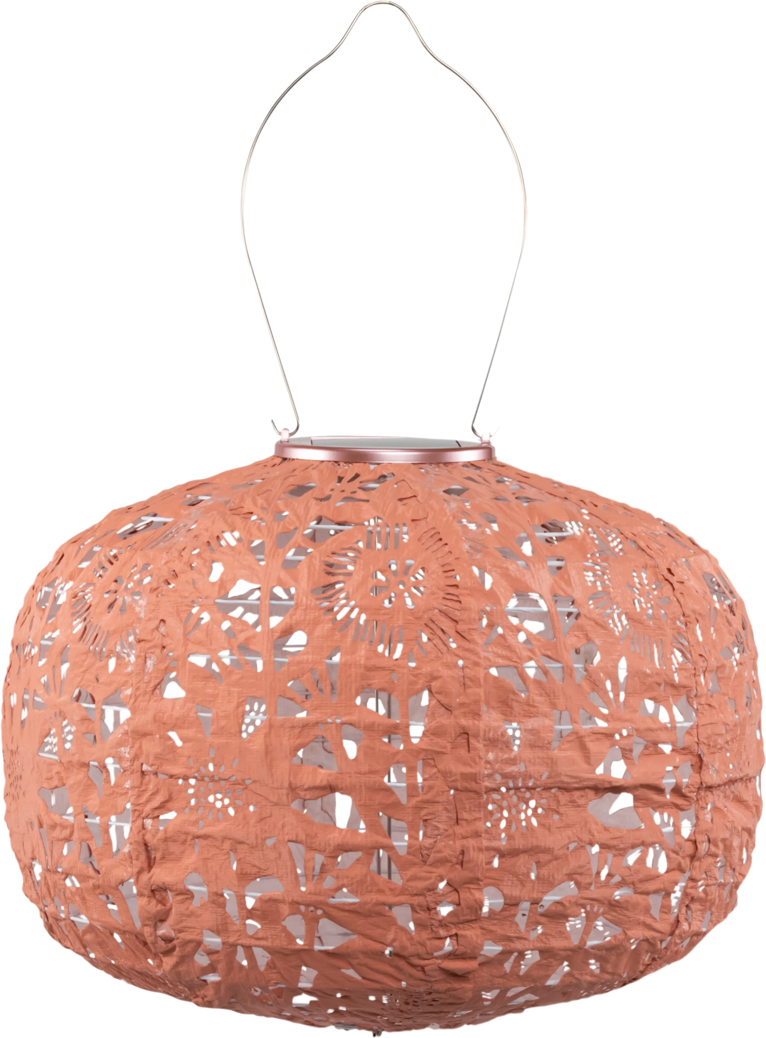 Irian Island Outdoor Clay Solar Lantern - Thumbnail - Image 1