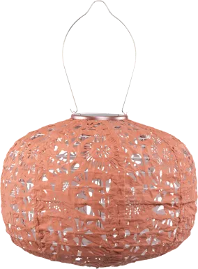 Irian Island Outdoor Clay Solar Lantern