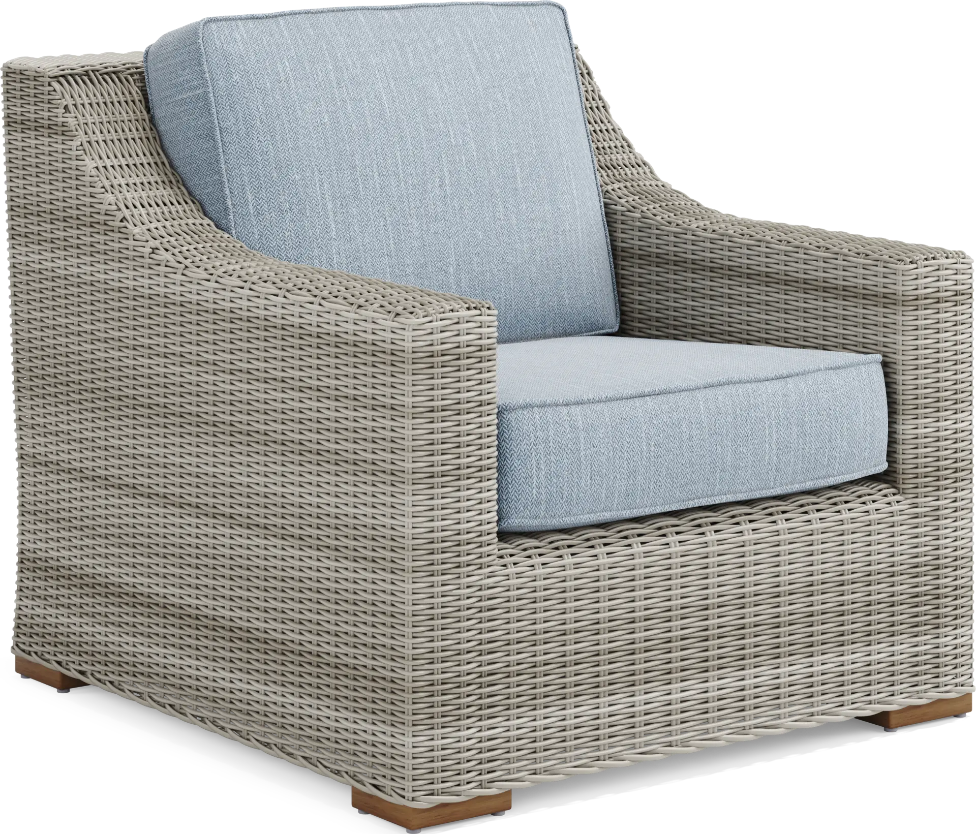 Patmos Gray Outdoor Chair with Steel Cushion