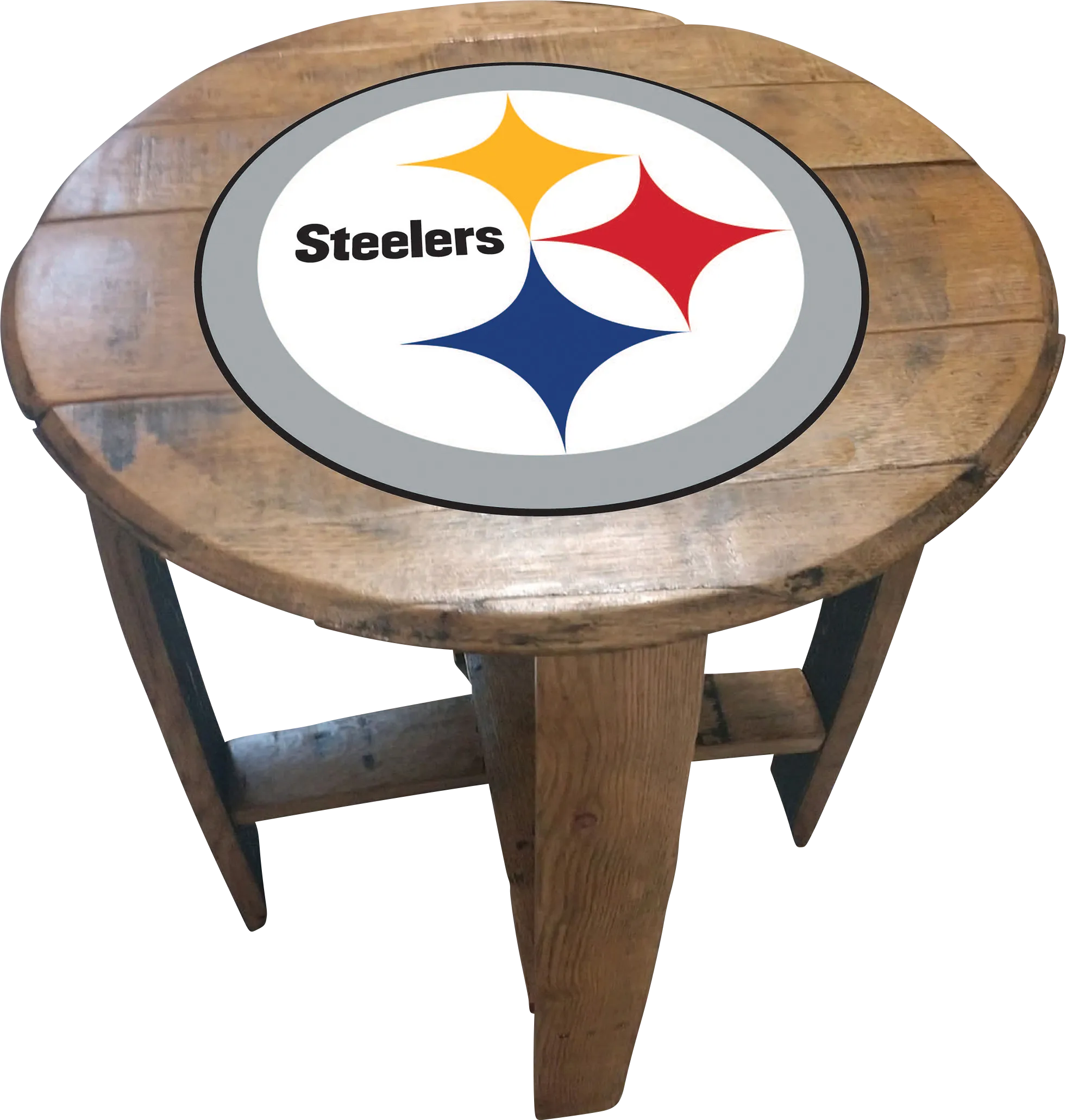 Big Team NFL Pittsburgh Steelers Brown End Table - Thumbnail - Image 1