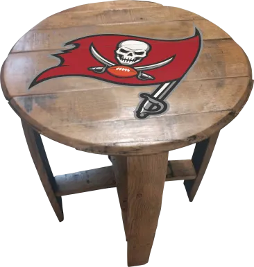 Big Team NFL Tampa Bay Buccaneers End Table