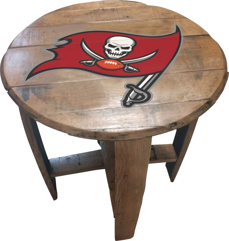 Big Team NFL Tampa Bay Buccaneers End Table