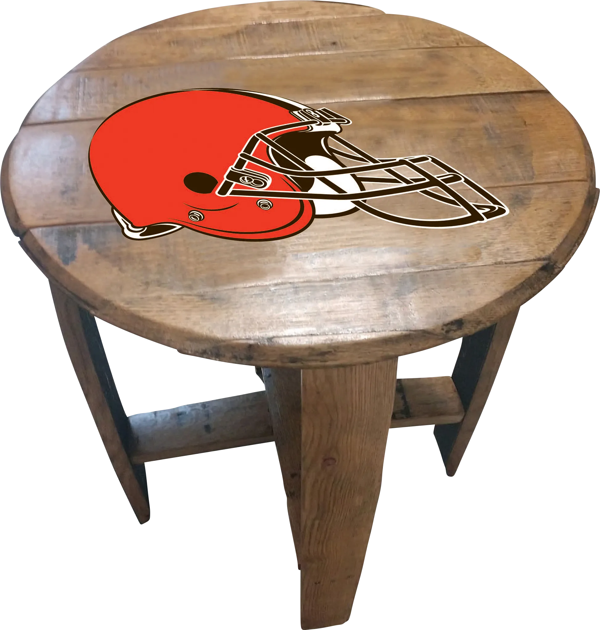 Big Team NFL Cleveland Browns Brown End Table