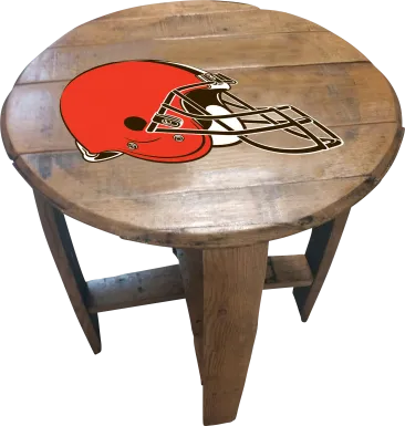 Big Team NFL Cleveland Browns Brown End Table