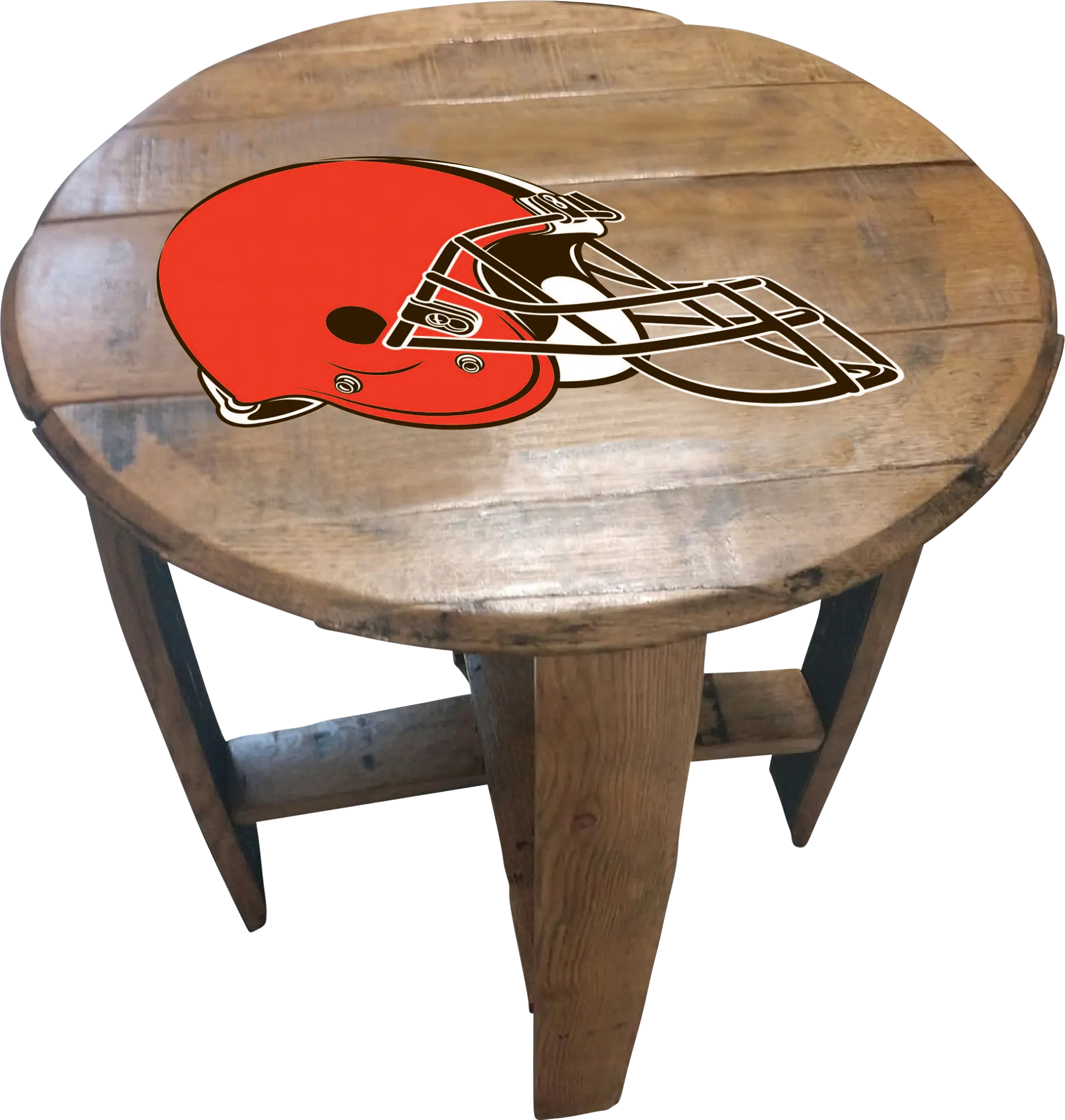 Big Team NFL Cleveland Browns Brown End Table - Image 1