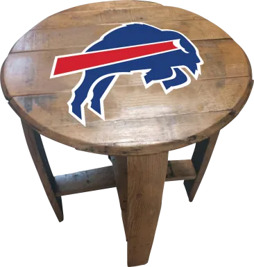 Big Team NFL Buffalo Bills Brown End Table