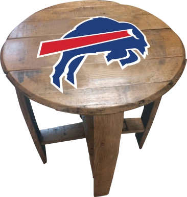 Big Team NFL Buffalo Bills Brown End Table