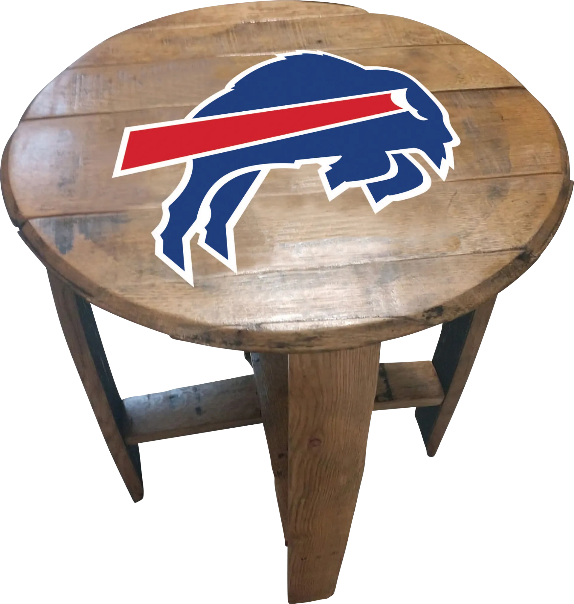 Big Team NFL Buffalo Bills Brown End Table - Image 1