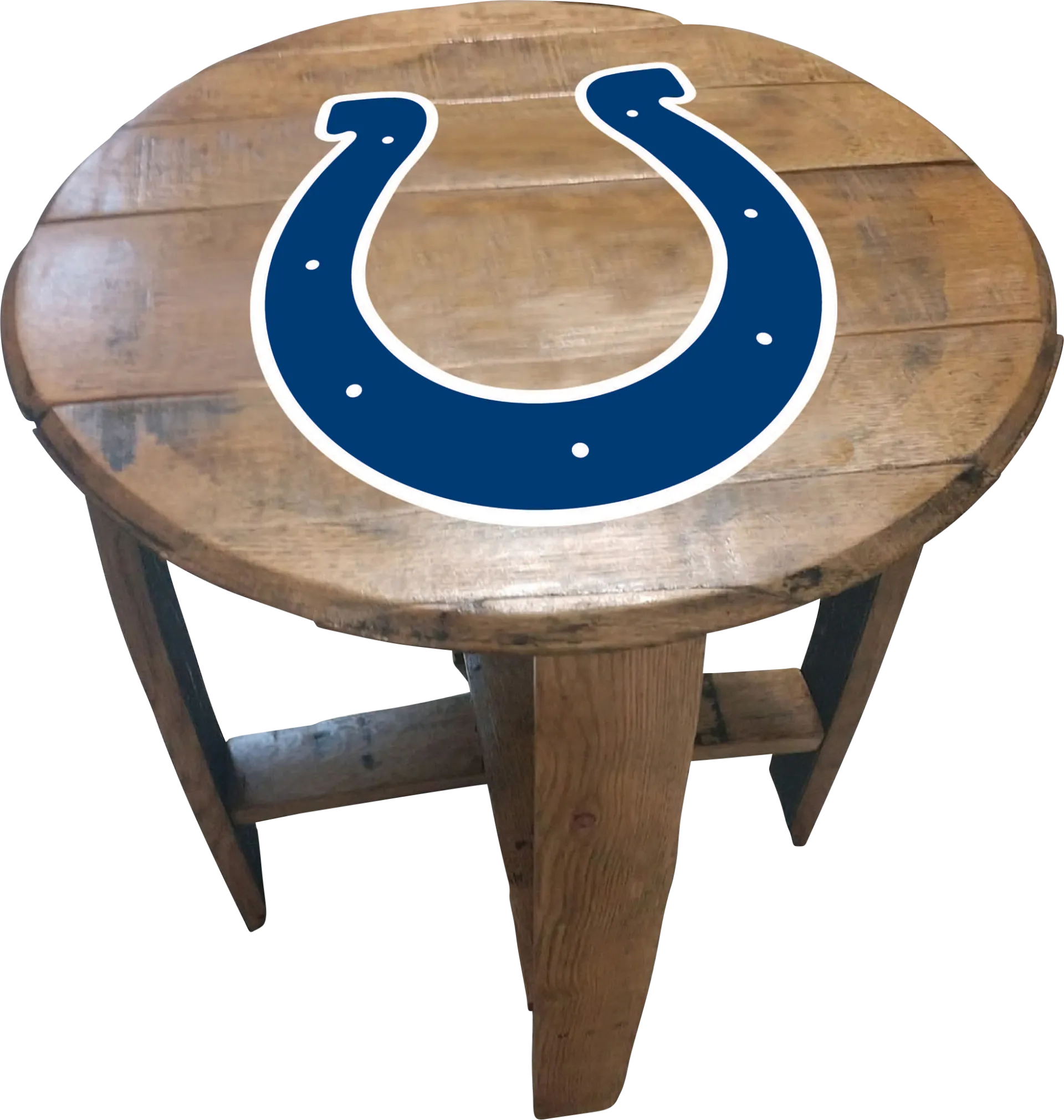 Big Team NFL Indianapolis Colts Brown End Table - Image 1