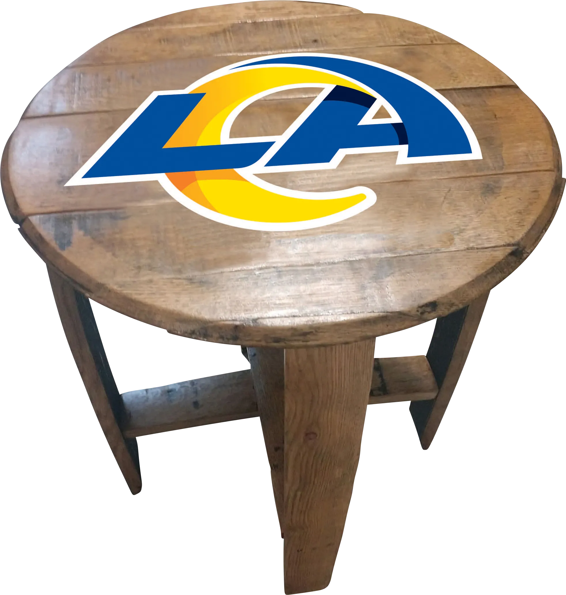 Big Team NFL Los Angeles Rams Brown End Table - Thumbnail - Image 1