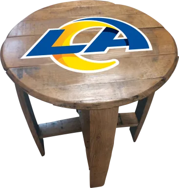 Big Team NFL Los Angeles Rams Brown End Table