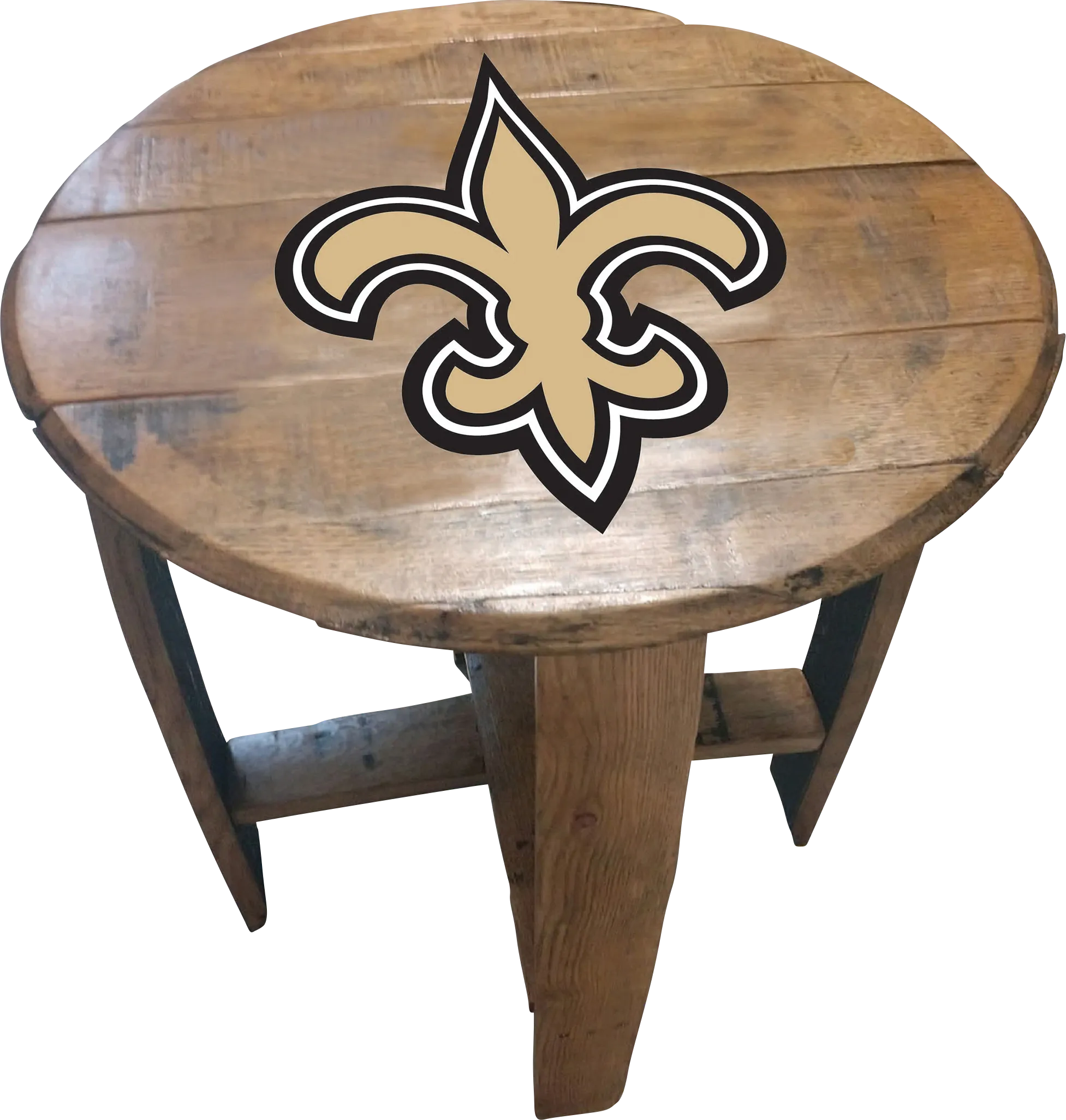 Big Team NFL New Orleans Saints Brown End Table