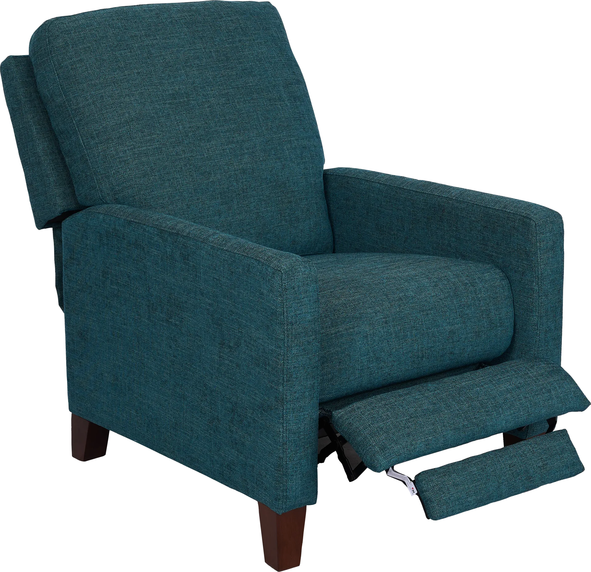 Norwich Teal Push Back Recliner - Image 1