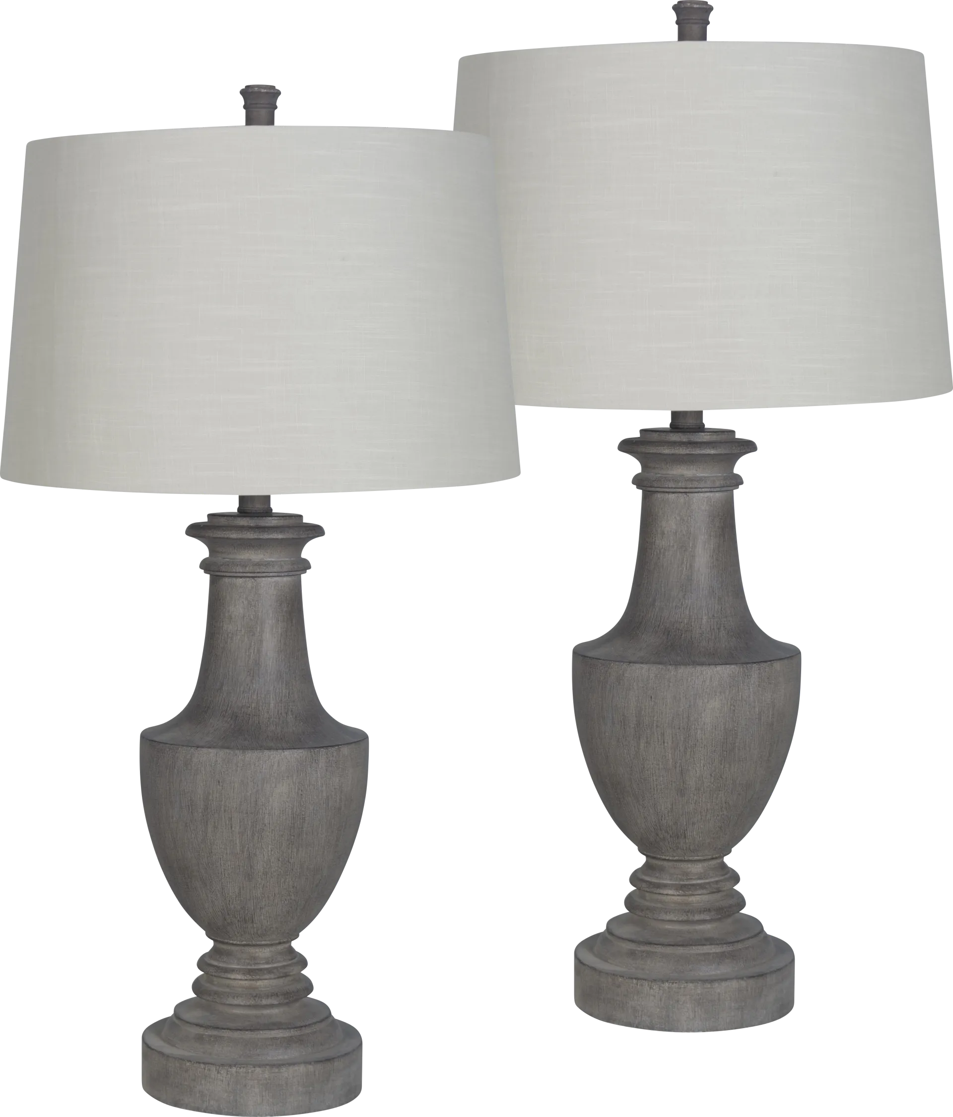 Brettonwood Gray Table Lamps, Set of 2 - Image 1