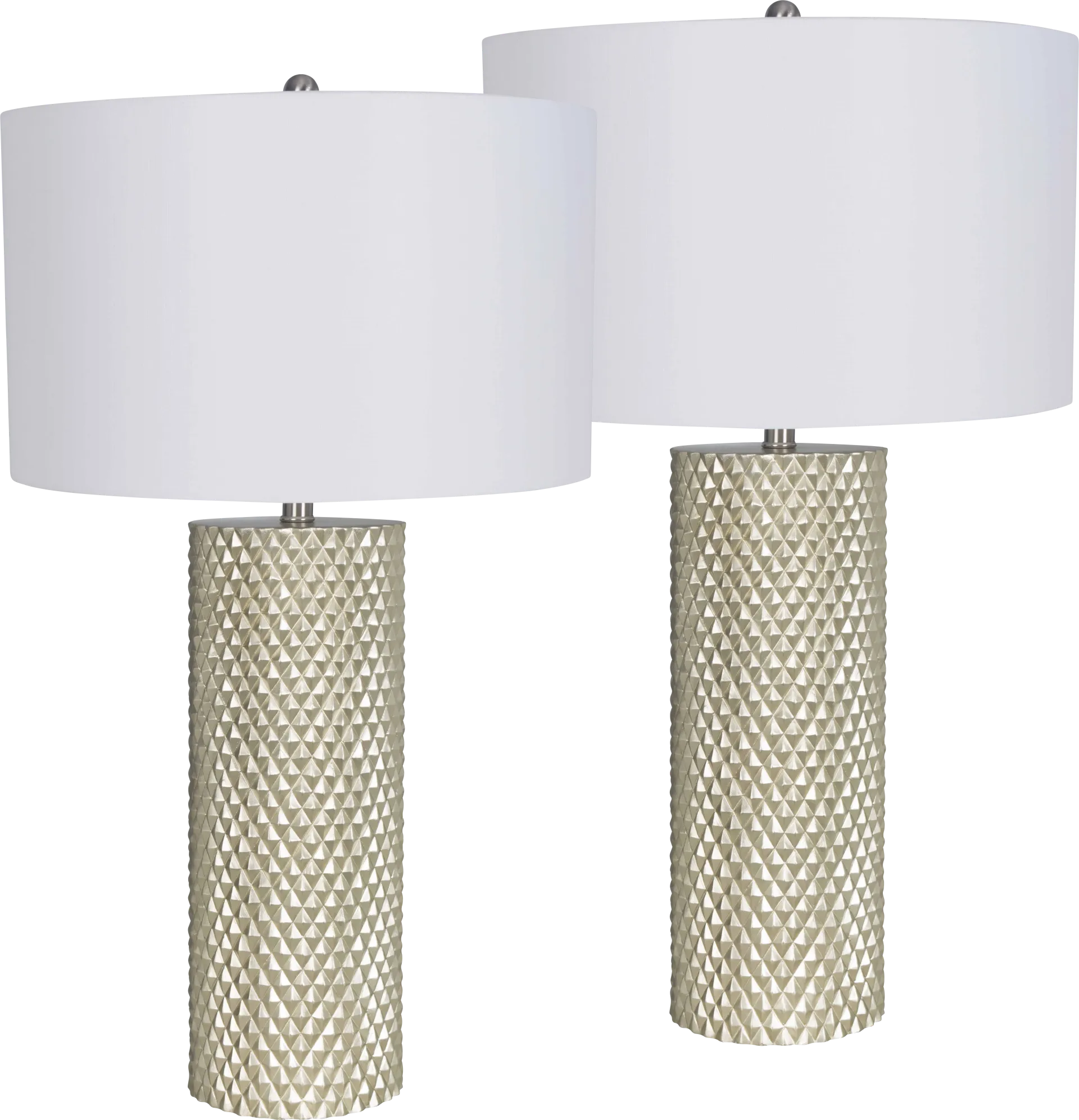 Dialco Gold Lamp, Set of 2 - Image 1