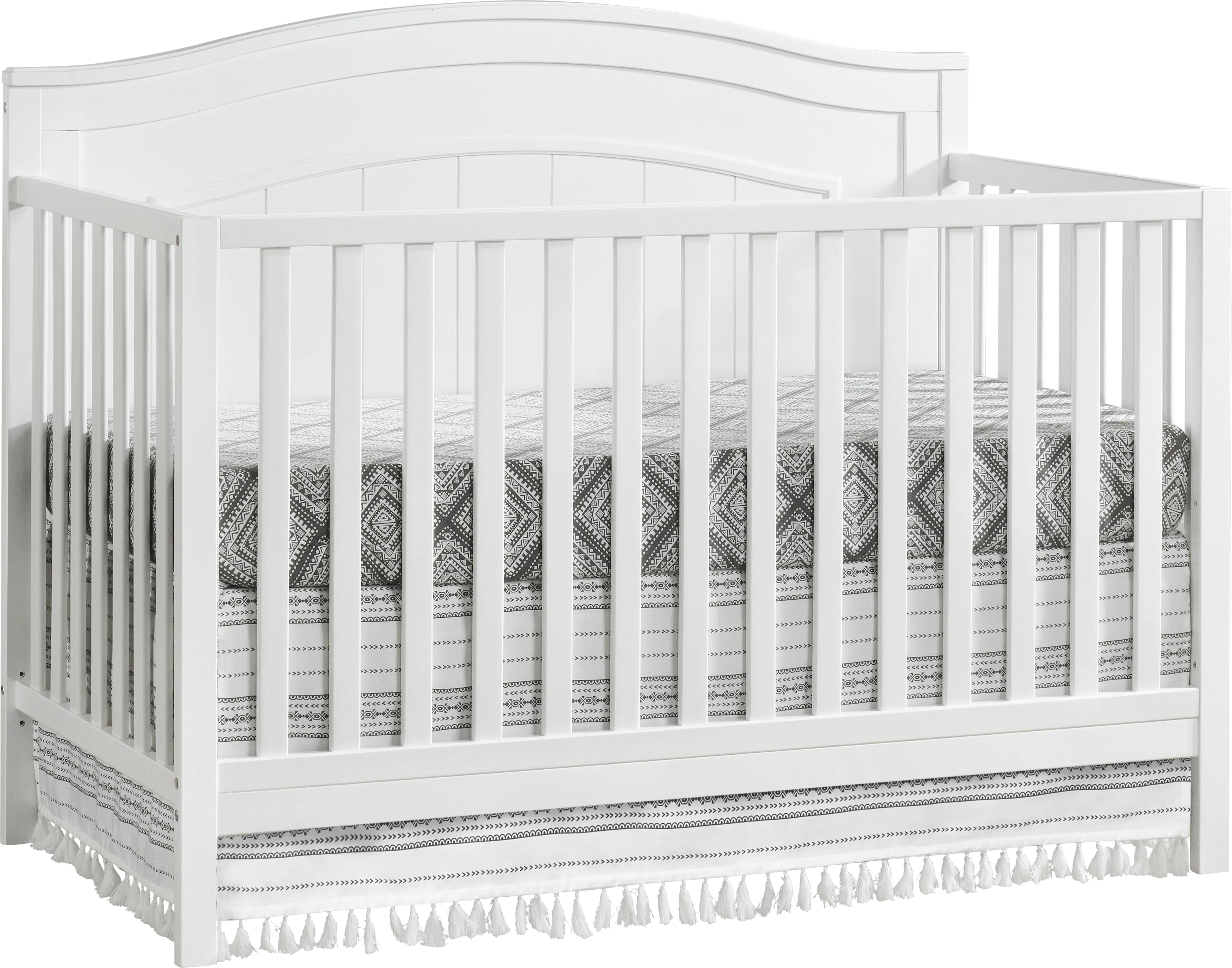 Larton White Convertible Crib - Thumbnail - Image 1