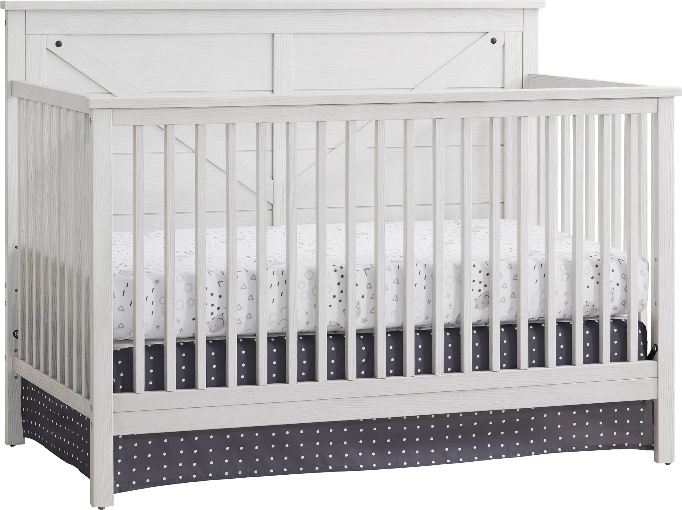 Sulon White Convertible Crib - Thumbnail - Image 1