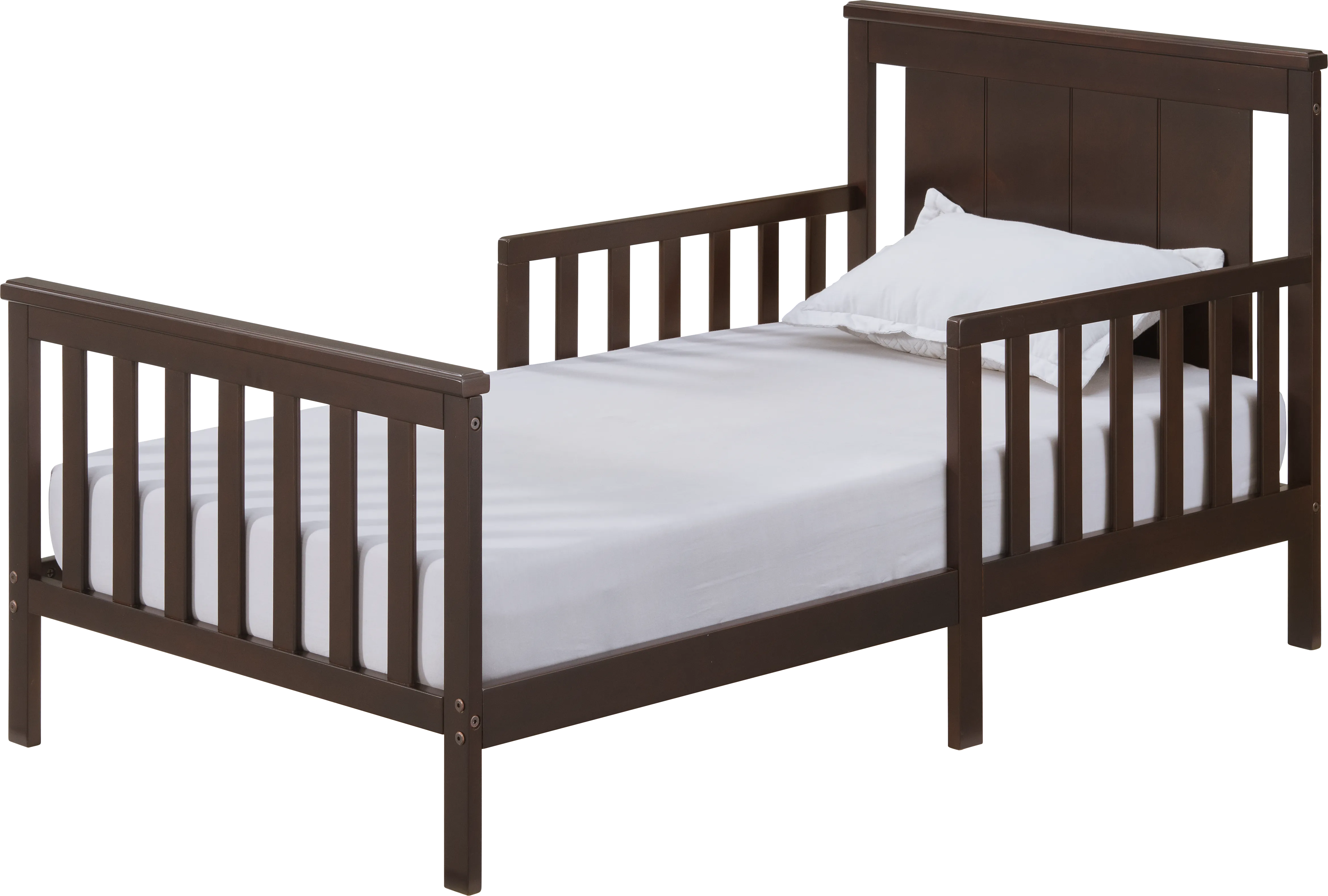 Kids Nolween Espresso Toddler Bed - Thumbnail - Image 1