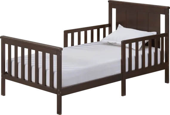 Kids Nolween Espresso Toddler Bed