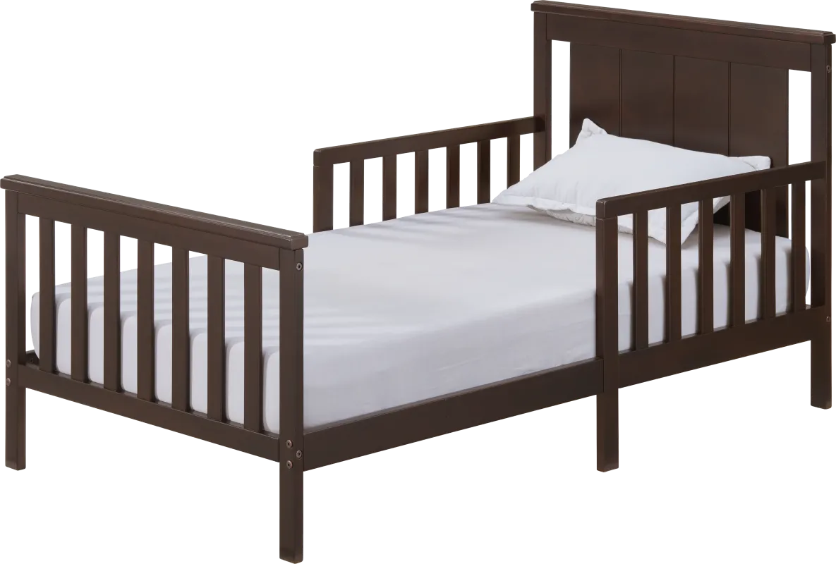 Kids Nolween Espresso Toddler Bed