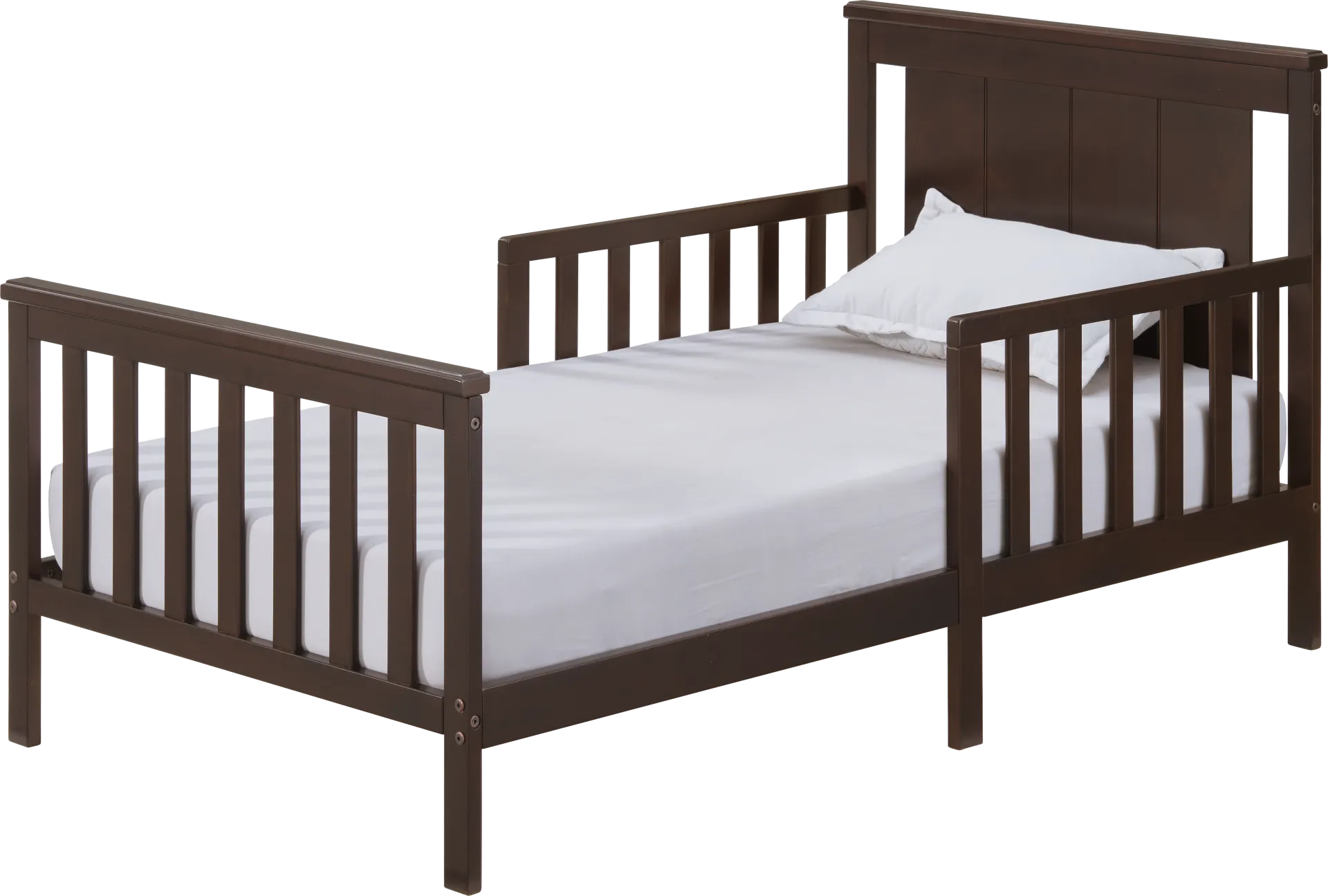 Kids Nolween Espresso Toddler Bed - Image 1