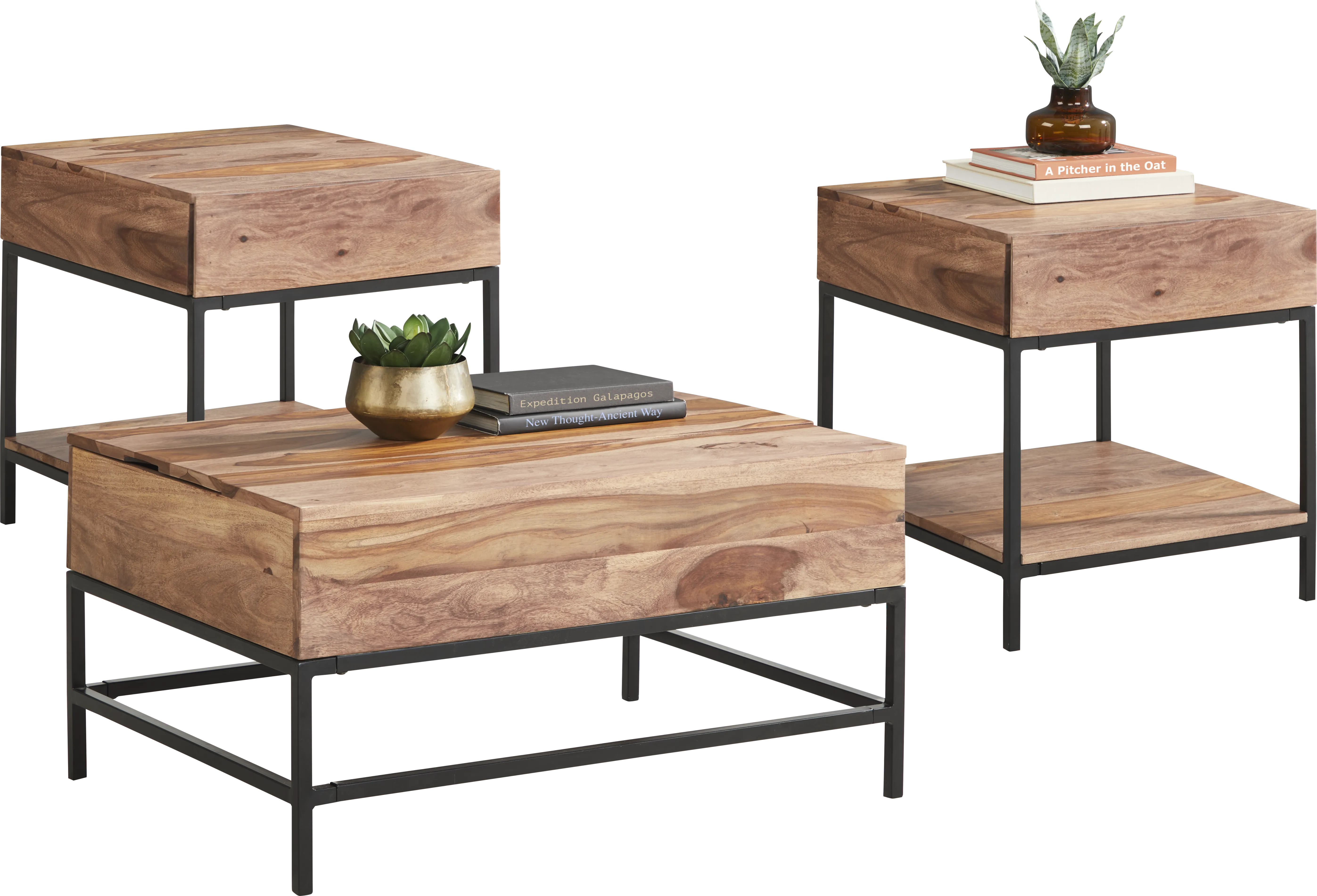 Davis Bay Blue 5 Pc Living Room with Dual Power Reclining Sofa - Thumbnail - Image 6