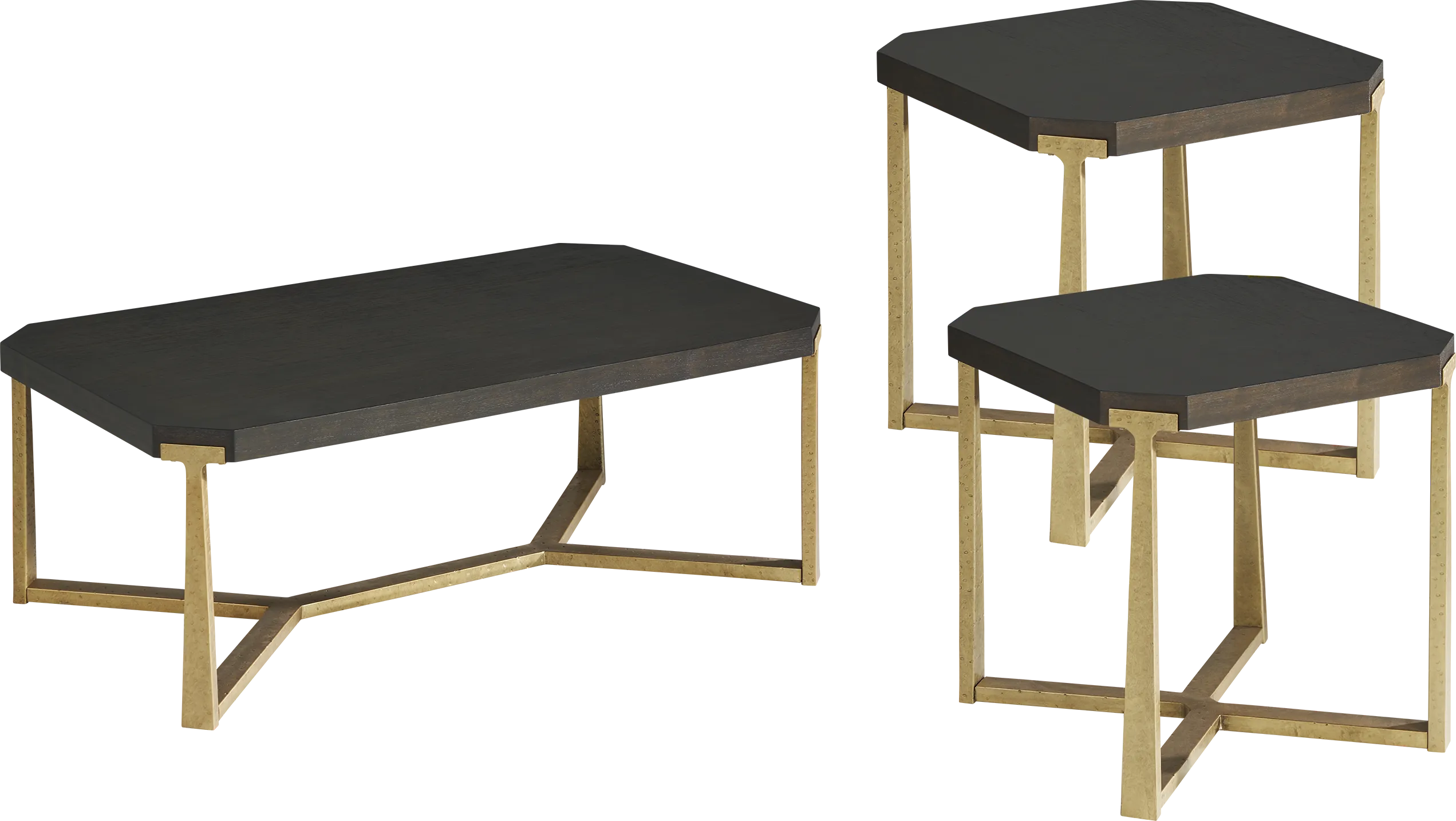 Zandra Brown 3 Pc Table Set - Thumbnail - Image 1