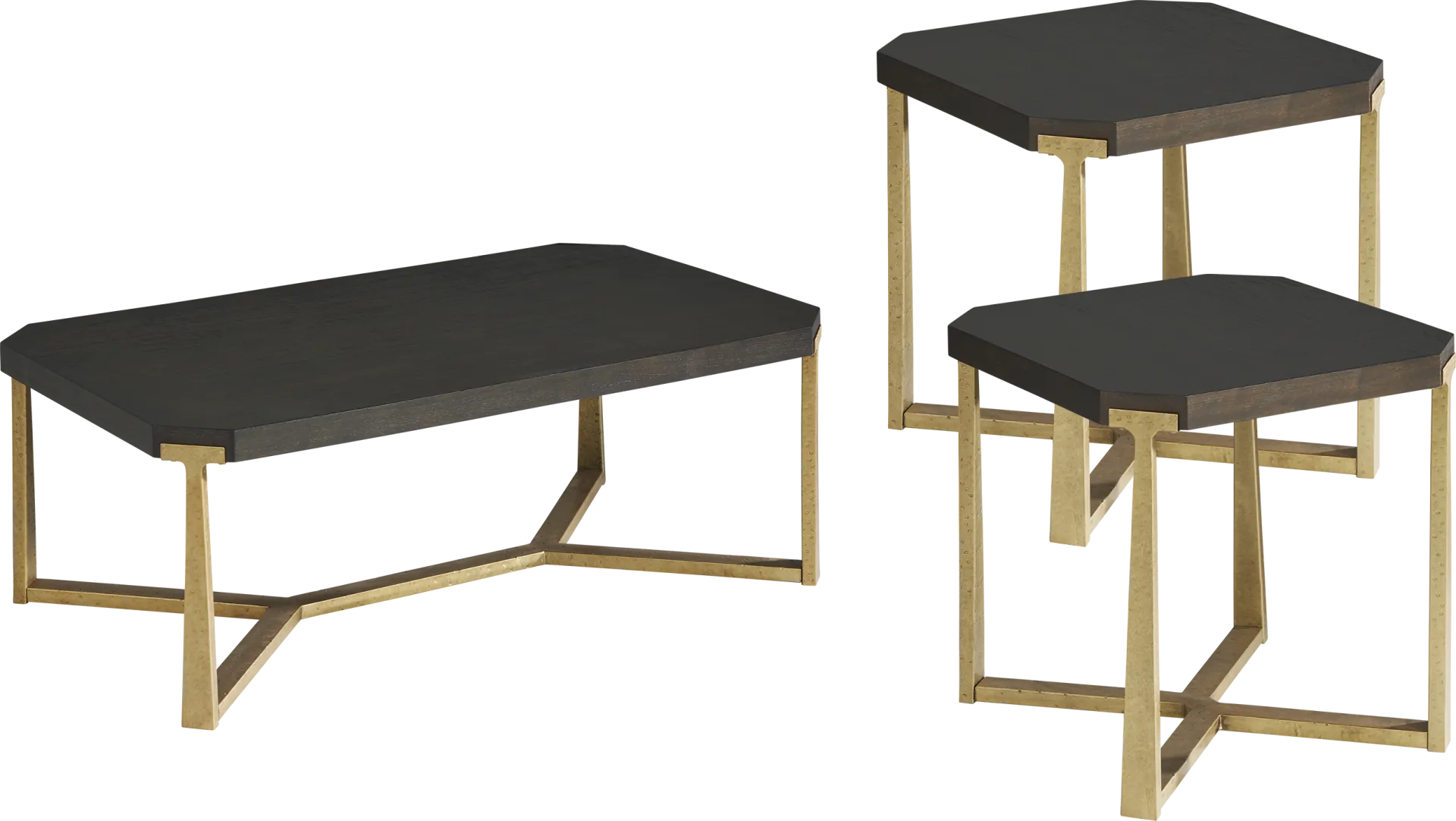 Zandra Brown 3 Pc Table Set - Image 1
